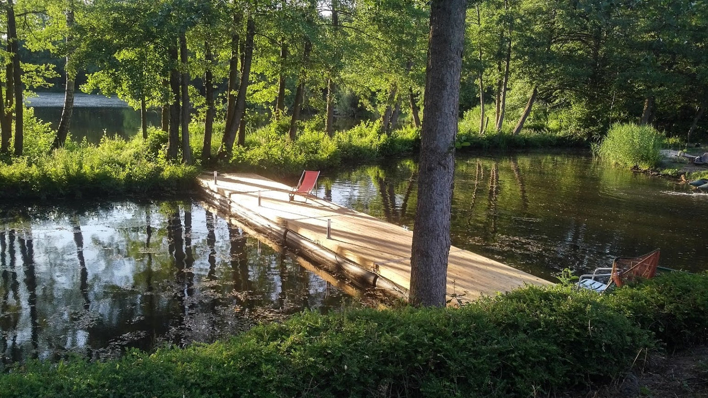 D400 Pontons PE ar taisniem galiem