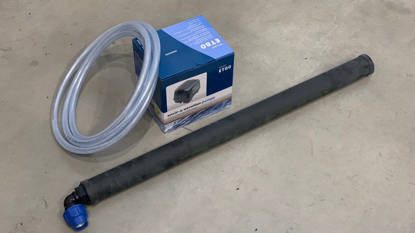 Dīķa aerācijas komplekts 80l/min